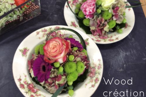 Milieu de table rond 