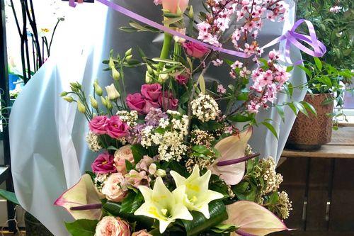 Bouquet gerbe mortuaire